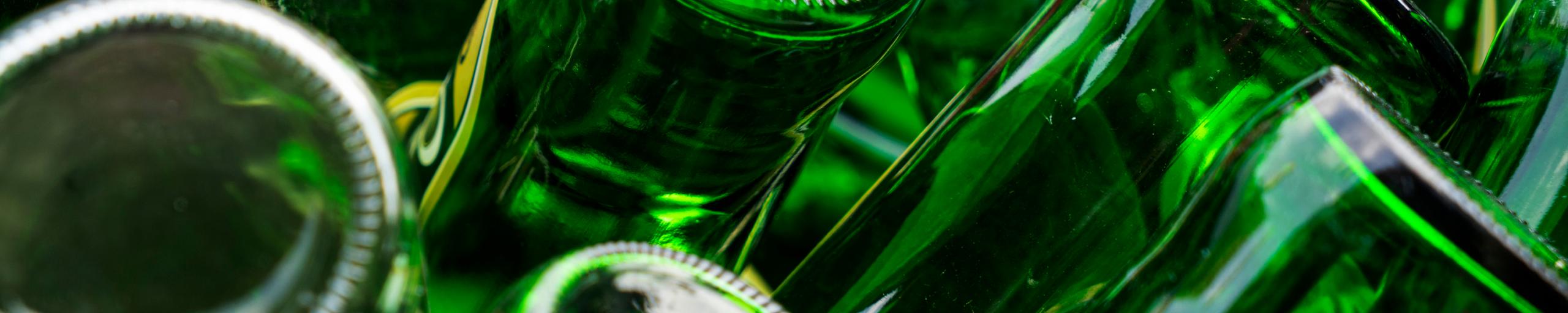 Foto groen glas